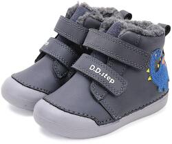 D. D. Step Melegbéléses, valódi bőr D. D. step kisfiú bokacipő, az első lépésekhez - gyerekcipo - 16 995 Ft