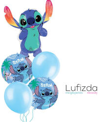  Héliumos luficsokor, Stitch - INGYENES GLS szállítással (LUFI332973)