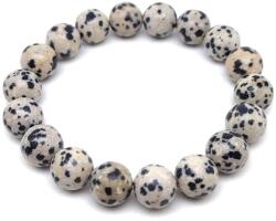 R. M. ékszer Jáspis dalmata golyó karkötő 10-11mm (058035)