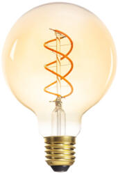 Kanlux XLED G95 4W, 250 lm, 1800K, 320°, E27, meleg fehér LED fényforrás - hagyományos izzó alakú, széles fényeloszlás (33518)