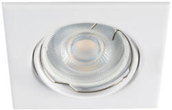 Kanlux 12V/220V, GU10, 76x76 mm, acél házas mennyezeti spot lámpatest, ALOR DSL (26731)