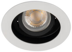 Kanlux 20°-os szögben állítható, Ø100 mm, GU10, IP20, alumínium házas, kerek spot lámpa keret, ARET (38360)