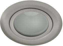 Kanlux G4, Ø73 mm, matt króm színű, acél házas spot lámpatest bútorvilágító, GAVI (815)