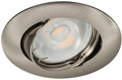 Kanlux Gx5, 3, 12V, IP20, Ø82 mm, alumínium házas, kerek, 15°-ban állítható mennyezeti spot lámpatest, VIDI (2783)