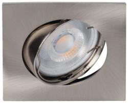 Kanlux Gx5, 3, 12V, IP20, Ø81 mm, alumínium házas, szögletes, 15°-ban állítható mennyezeti spot lámpatest, NAVI (2553)