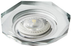 Kanlux 90x98 mm, GU10, IP20, üveg házas, nyolcszög alakú spot lámpa keret, MORTA OCT (26714)