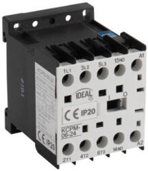Kanlux , 24V AC, AC3, 12A, 1NO segédérintkező egység, KCPM-06-24 - váltakozó áramkörök kapcsolására (24091)