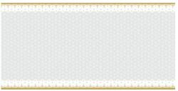 Mank Karácsonyi, szilveszteri asztali futó "Vivien szürke/arany" (40 cm x 24 m, perforált)