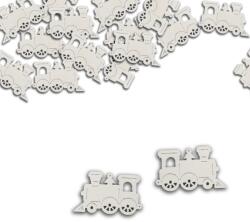 Fehér vonat 5cm 20db/cs - kosarbolt