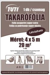TUTI Takarófólia TUTI extra létrázható 4x5m 20 m2/csomag - vectraline