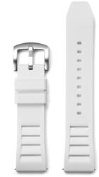  Curea silicon tip Richard Mille albă 20mm
