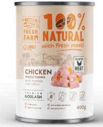 Fresh Farms Fresh Farm durva pástétom csirkével, tökkel, almával és gyógynövényekkel 400 g (FFCPC400)