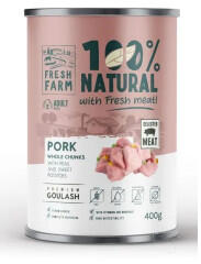 Fresh Farms Fresh Farm gulyás sertéssel, zöldborsóval és édesburgonyával 400 g (FFGOP400)