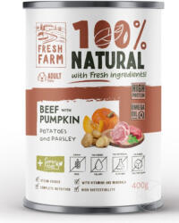 Fresh Farms Fresh Farm durva pástétom marhával, tökkel, burgonyával és petrezselyemmel 400 g (FFCPB400)