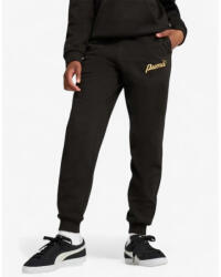 PUMA Essentials+ Script Metallic Pants Black - magazinko