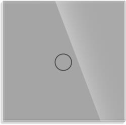 Luxion Intrerupator Simplu cu Touch din Sticla Luxion, protocol ZigBee, Gri, LX-ZT-101G-GY (LX-ZT-101G-GY)