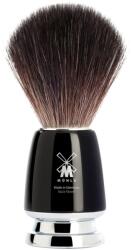 Mühle Perie de bărbierit medie Mühle Rytmo din peri sintetici (Black Fibre, rășină neagră) (P21259)