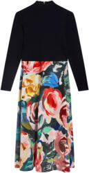 Ted Baker Rochie Patriia Midi With Printed Ottoman 281880 navy