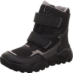 Superfit ghete de iarnă pentru copii ROCKET GTX Black/Light Grey 1-000402-0010 | încălțăminte impermeabilă și respirabilă cu membrană Gore-Tex cu închidere Velcro - 37