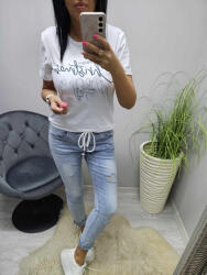 Norafashion Csinos karácsonyi mintás lezser póló 4 (509538)