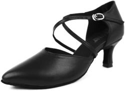 Botan Pantofi de dans pentru femei Botan BS-7 piele negru 6, 5 cm Flare Mărime: 39