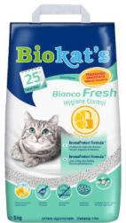 Biokat's Gimpet Biokats Bianco Fresh | Csomósodó macskaalom friss illattal - 5 Kg