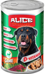 ALICE alicePROFESSIONAL | Felnőtt kutyáknak | Konzerv | Vad - 1240 g - zoonet - 790 Ft