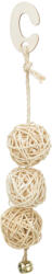 TRIXIE Rattan Balls | Játék (rattan labda) díszmadarak részére - 3db / 24 cm