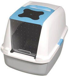 Catit | Hooded Cat Pan - fedeles macska WC (kék) macskák részére (57x46, 5x39cm)