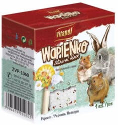 Vitapol Mineral Block | Fogkoptató rágcsálóknak | Pop Cornos - 40 g