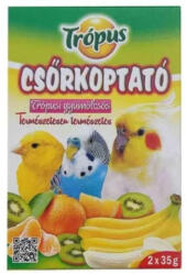 Trópus | Csőrkoptató - ízesített (trópusi gyümölcs) díszmadarak részére - 2x35g - zoonet - 440 Ft