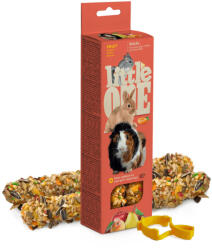 LITTLE ONE dupla rúd tengerimalacnak nyúlnak és csincsillának gyümölcsökkel 2x60 g