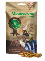 JK ANIMALS Szárított lisztkukac tasakban - 80g