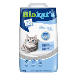 Biokat's Gimpet Biokats Bianco Classic | Csomósodó macskaalom - 5 Kg