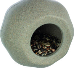 TRIXIE Futterkugel | Madáretető (szürke) kerti madarak részére - 15, 9 cm