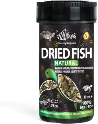 Haquoss | Dried Fish | Napon szárított folyami halak vízi teknősöknek - 250 ml