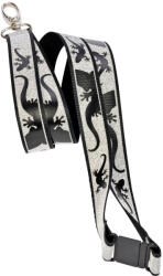  BlueBug | Nyakbaakasztó kulcstartó | Gekkó minás | ezüst-fekete