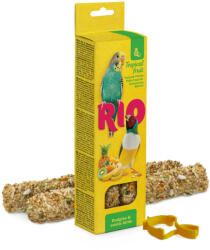 RIO Dupla Rúd Kiegészítő madáreleség trópusi gyümölcsökkel hull. papagájoknak és exotáknak 2x40 g