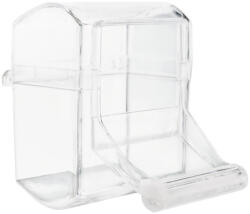 TRIXIE Bowl with Landing Perch | Műanyag etető (többféle színben) madarak részére - 70 ml / 7x7 cm