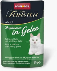 Animonda | Vom Feinsten Adult - alutasakos zselés eledel felnőtt macskák részére - csirke+vad -85g