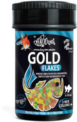 Haquoss | Gold Flake | Teljes értékű lemezes aranyhal táp - 100 ml - zoonet - 990 Ft