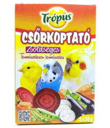 Trópus | Csőrkoptató - ízesített (zöldséges) díszmadarak részére - 2x35g - zoonet - 440 Ft