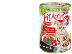 Panzi | FitActive | Kölyök macskáknak | Konzerv | Marha, bárány, alma - 415 g