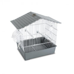 Madárkalitka Sara zsindely jellegű tetővel kék, szürke - 35, 5 x 21 x 32, 5 cm