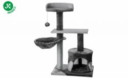  JK | Robin emeletes macskakaparó házzal, pihenővel, játékkal, 50X35X88cm, szürke