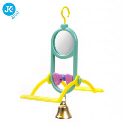 JK | Madárhinta csengővel és tükörrel - 7x15, 5 cm