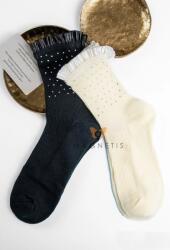 Magnetis QR5002 strasszos zokni