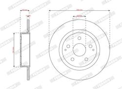 FERODO Disc frana FERODO DDF3177C (DDF3177C) - fixbox