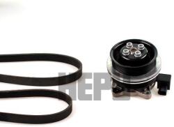 HEPU Pompa apa + Set curea transmisie cu caneluri HEPU PK06511 (PK06511)