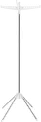 SONGMICS ruhaszárító, 3 forgatható kar vállfáknak fehér és ezüst színben (LLR510W01) Ruhaszárító